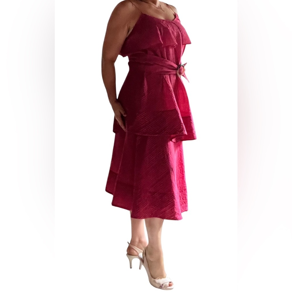 Club Monaco Pink, Fuchsia Midi Dress